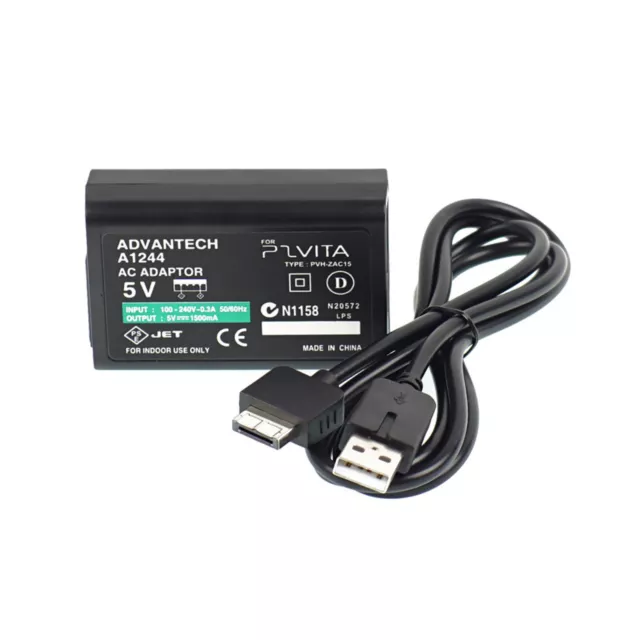 Wall Charger AC Power Adapter Charging Cable For Sony Ps Vita 1000 Series PSV h