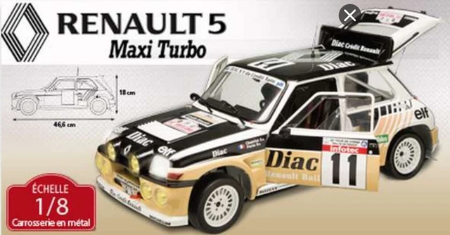 397H Mini Racing Kit Monté No 47 Renault 5 Turbo 1980 # 98 Rallye 1:43