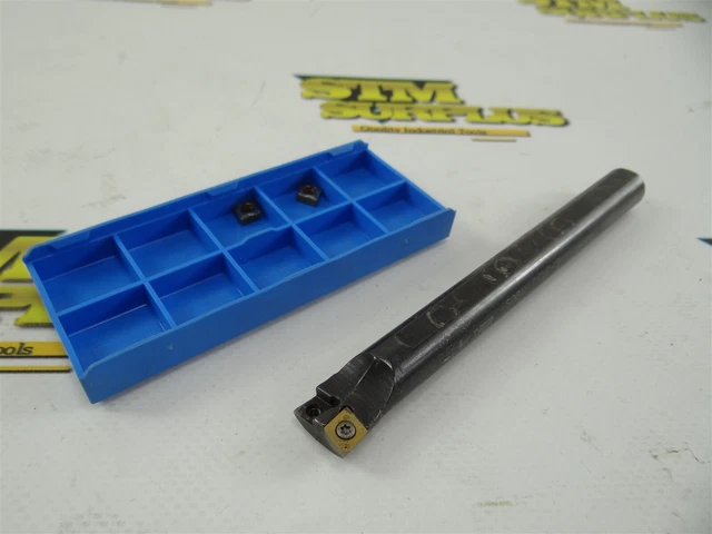 Dorian Indexable Double Boring Bar 1/2" Shank S08K-Dclc-2 + 2 New Inserts