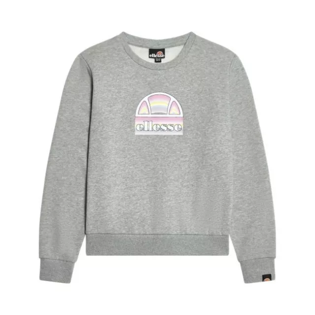 Ellesse Girls Sweatshirt Giova JNR Grey 10/11 Years