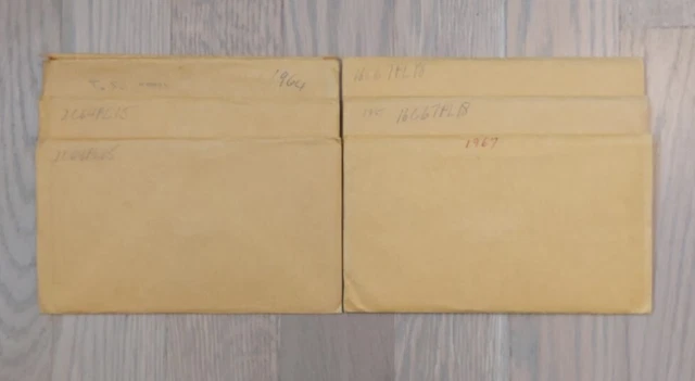 1964 and 1967 Canada Proof Like Uncirculated Mint Set - Lot of 6 Sets