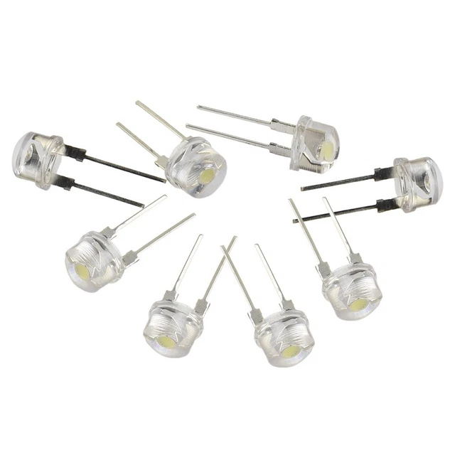 Emettitore Led DIODI EMISSIONE LED Singoli LED Lampada Emettitore Diodo 0,5W 10PZ EUR ...