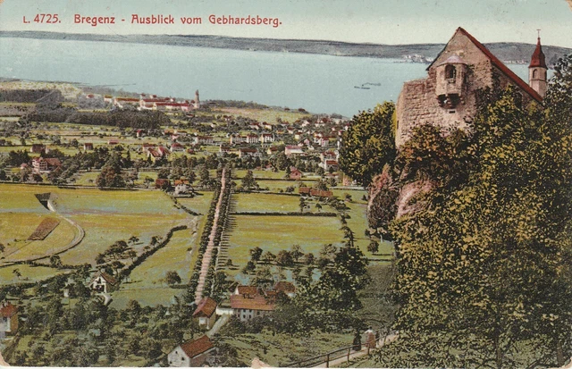 AK Bregenz. Ausblick vom Gebhardsberg