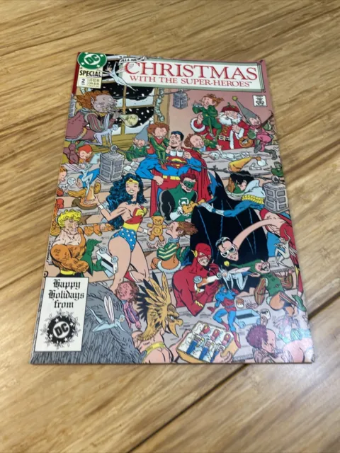 DC Comics Christmas with the Super-Heroes Issue #2  Comic Book KG