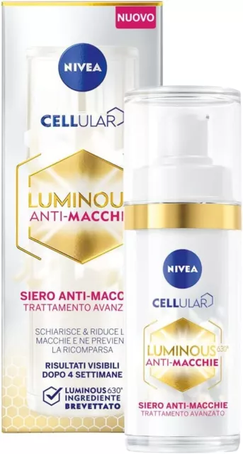 NIVEA Cellular Luminous 630 Siero Anti-Macchie Trattamento Avanzato - 30 ml