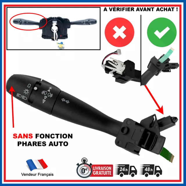 Kit réparation Com2000 commodo de Phares clignotant Peugeot 206 307 406 407 807