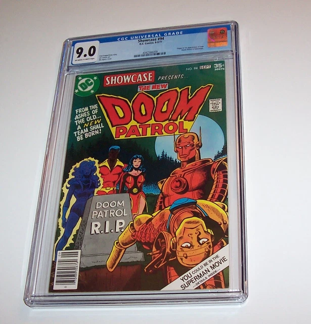 Showcase #94 - DC 1977 Bronze Age Key Issue - CGC VF/NM 9.0 - (Doom Patrol)