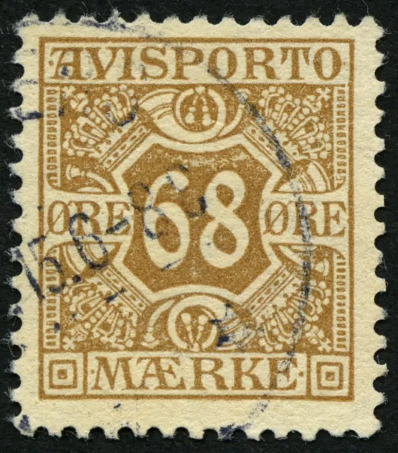 VERRECHNUNGSMARKEN V 7X o, 1907, 68 Ø braun, Pracht, Mi. 32.-