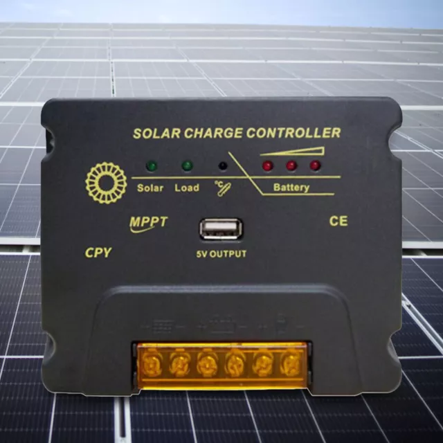 Controlador de carga de batería solar 12V 24V MPPT protección integral confiable