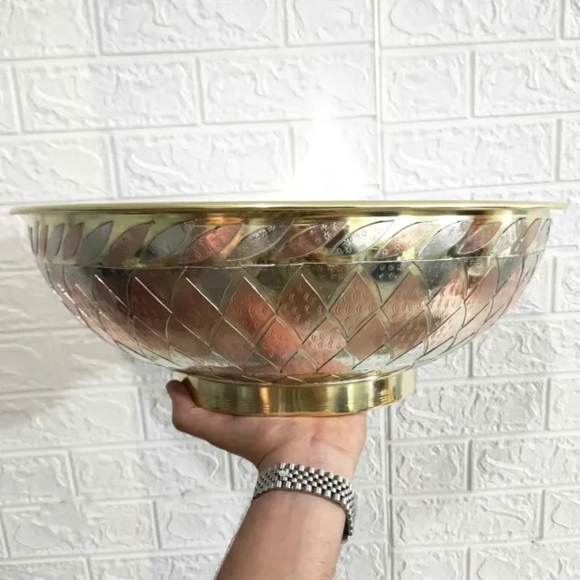 Solid brass bowl sink handmade Moroccan basins