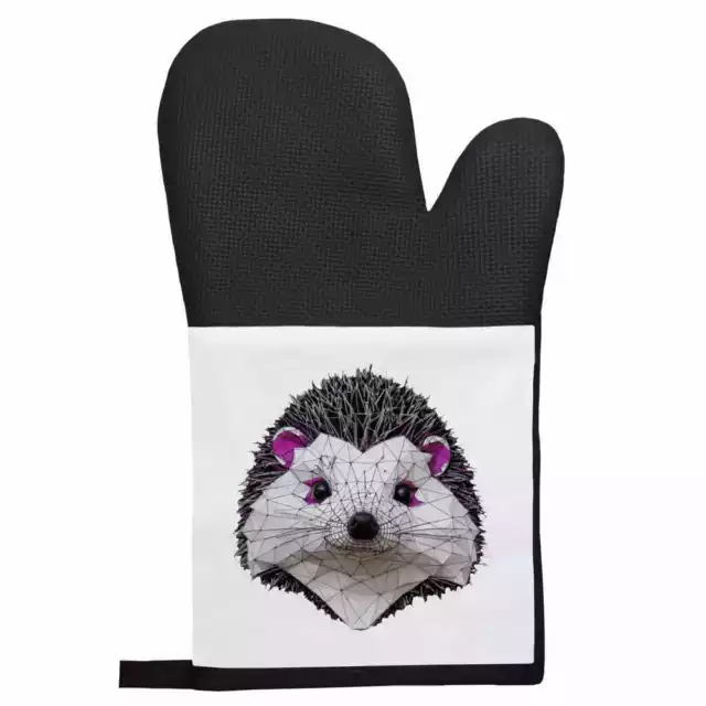 'Low Poly Hedgehog' Oven Glove / Mitt (OG00023199)