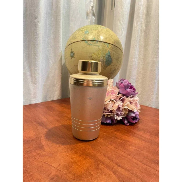 Vintage Mirro Gold Aluminum Martini Shaker