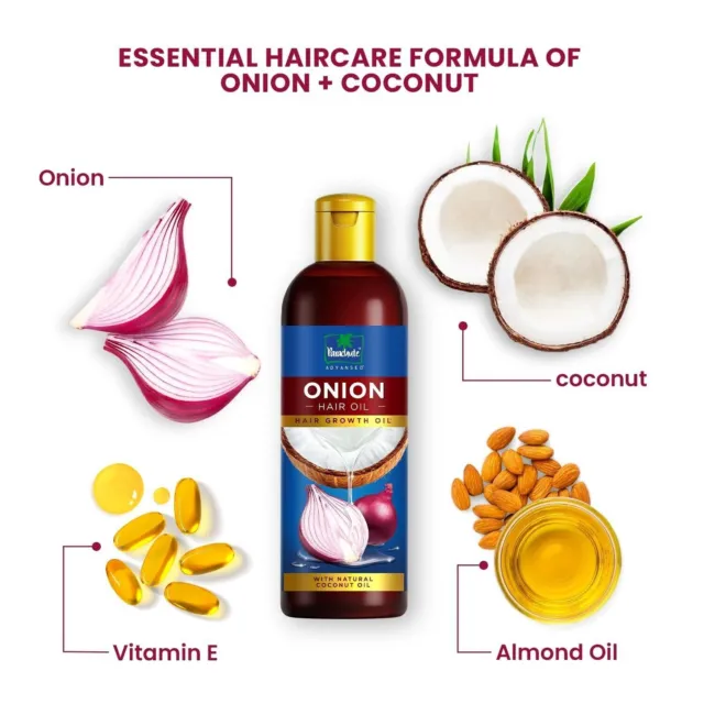 Onion Hair Oil 200 ml with 14 Essential Oils hair treatment winter special AUS