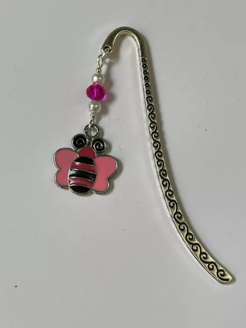 CUTE BUTTERFLY BOOKMARK Tibetan Silver With Enamel Charm wit gift bag