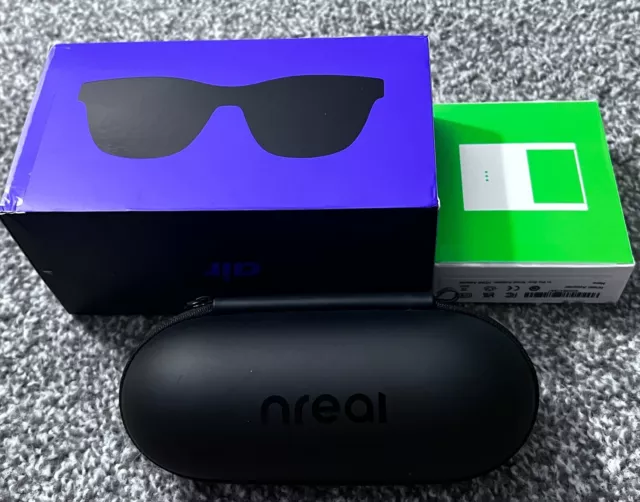 VR SMART GLASSES Nreal Air Xreal Black USED WITH NREAL HDMI