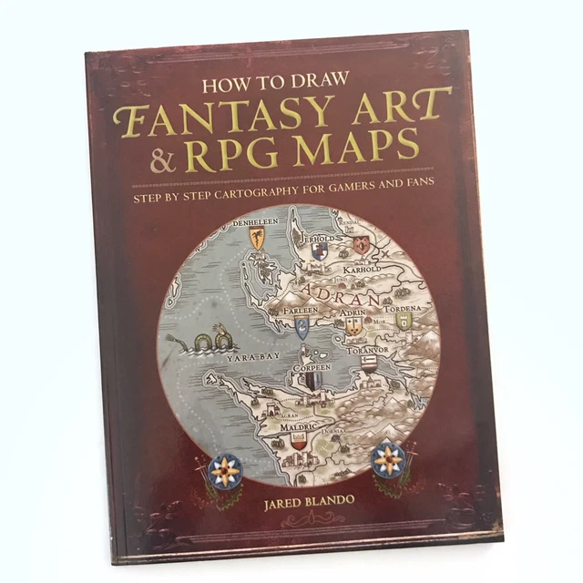 HOW TO DRAW Fantasy Art and RPG Maps: Step by Step Cartography for ...