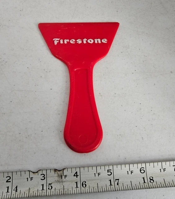 VINTAGE FIRESTONE STORES Lincoln Nebraska Advertising Car Window