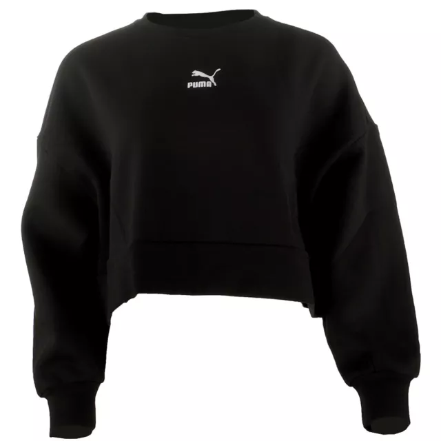 Puma Boxy Crew Neck Sweatshirt Womens Size XS   535429-01