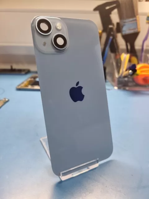 Apple iPhone 14 Genuine Rear Back Glass 100% Original Parts - Blue A/B