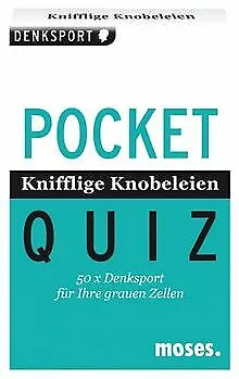 Pocket Quiz Knifflige Knobeleien: 50 x Denksport für Ihr... | Buch | Zustand gut