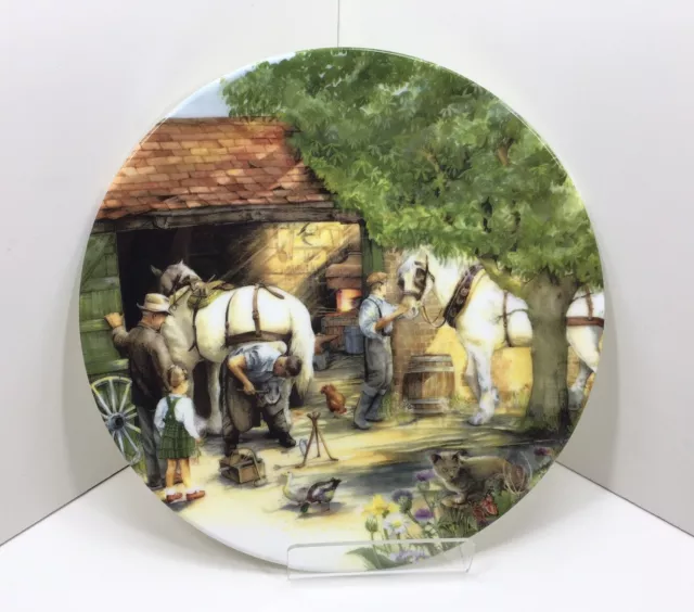 Royal Doulton Bone China Limited Edition The Blacksmith Decorative Plate 1990