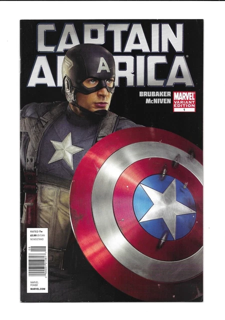 CAPTAIN AMERICA #1 (2011) Movie Variant - Chris Evans Photo Cvr