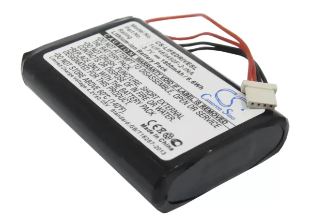 Battery for Palm LifeDriver 1UF463450F-2-INA Pocket PC PDA CS-LIFEDRIVESL 1800mA