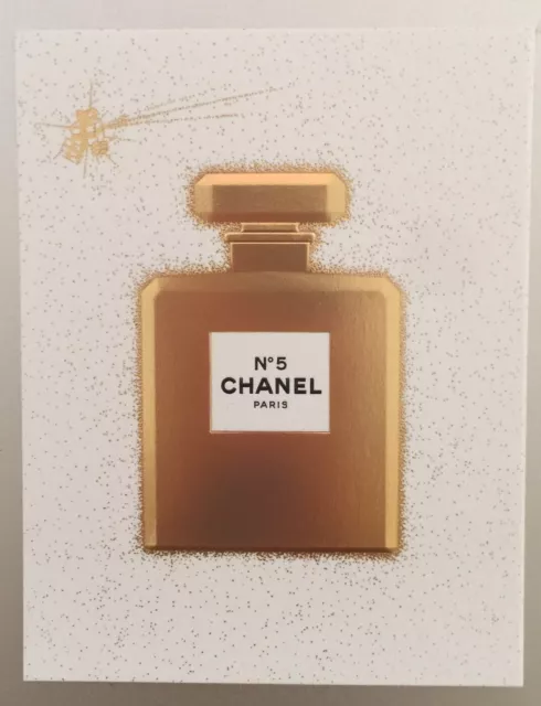 1 Très Jolie Carte Noël 2020 De Chanel. Nouveau