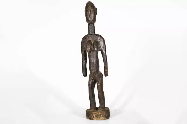 Timeworn Female Bamana Statue 27" - Mali - African Art