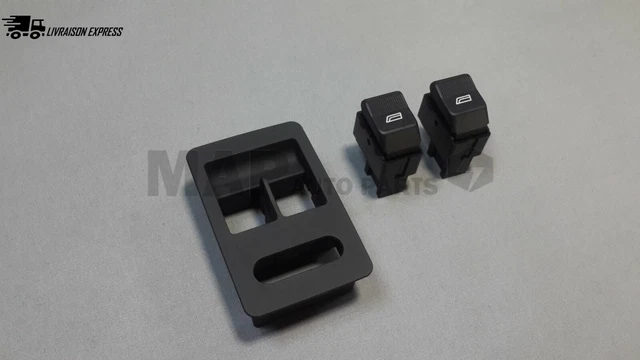 VW Polo 6N2 Lupo Arosa Commutateur de Fenêtre Electrique + Poignée Bouton NOIR