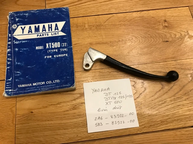 Yamaha XT 500 / 500 XT, levier neuf de frein / NOS brake lever