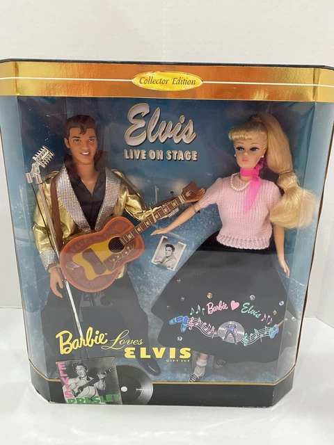 Vintage Barbie Loves Elvis Collector Edition Mattel # 17450 New in Box 1996 Vintage Barbie Loves Elvis Collector Edition Mattel # 17450 New in Box 1996