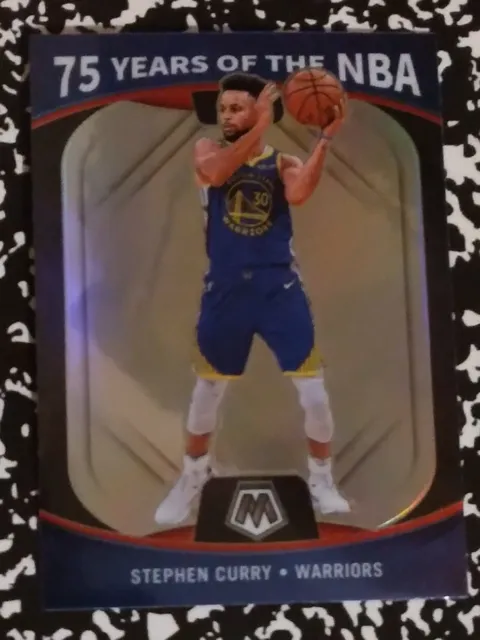 Stephen Steph Curry 2021-22 Panini Mosaic Green Prizm Parallel Warriors  #101
