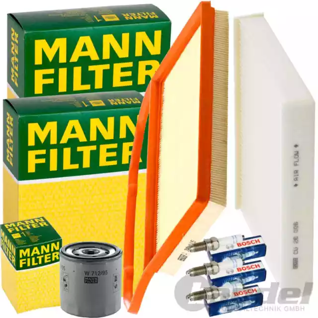 MANN-FILTER INSPEKTIONSPAKET passend für VW UP SKODA CITIGO SEAT MII 1.0 60+75PS