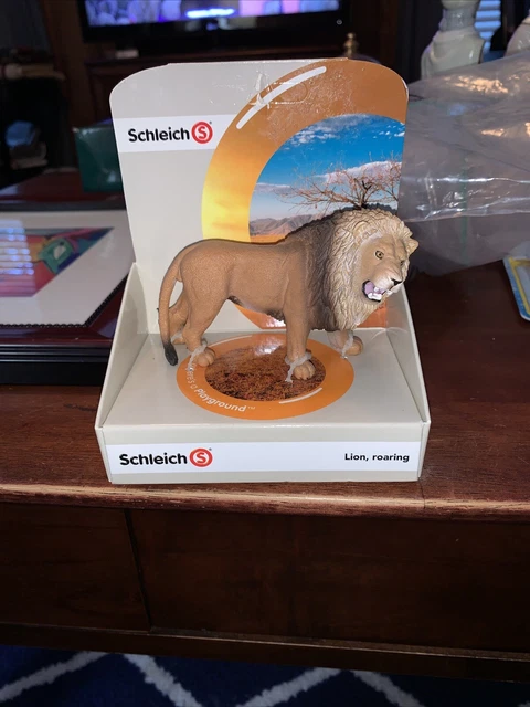 Schleich 14726 Roaring LION Figure Figurine 4" NIB PREOWNED