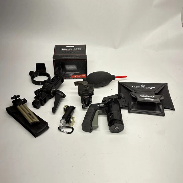 Manfrotto 3229 Slik Af1100E Giotto Ball Pod Tripod Olloclip Iphone 7 Honl Grid8