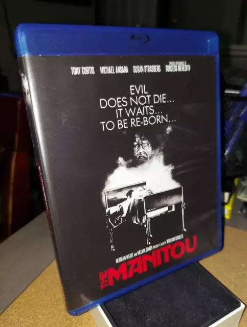 THE MANITOU blu ray Scream Factory Tony Curtis 70s Supernatural Horror THE MANITOU blu ray Scream Factory Tony Curtis 70s Supernatural Horror