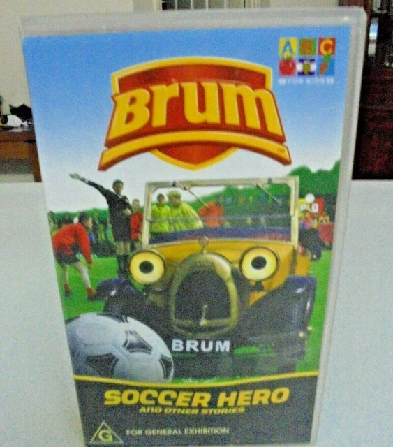 BRUM Soccer Hero and other stories -ABC for Kids VIDEO VHS Tape