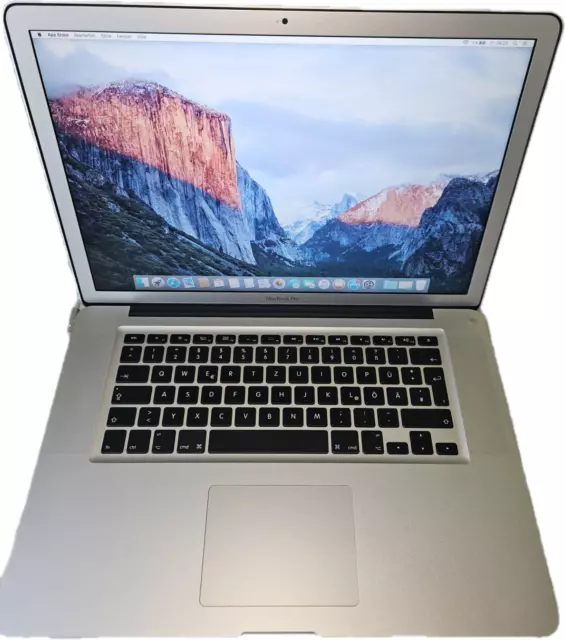 MacBook Pro 15" Ende 2011 (A1286), CPU Intel i7, 8GB DDR3, 500GB HDD, 15,4 Zoll
