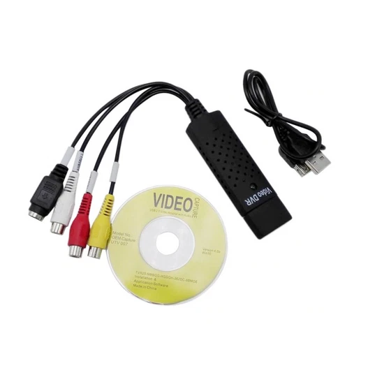 CONVERTITORE AUDIO VIDEO cassette VHS video camera acquisizione USB 2.0
