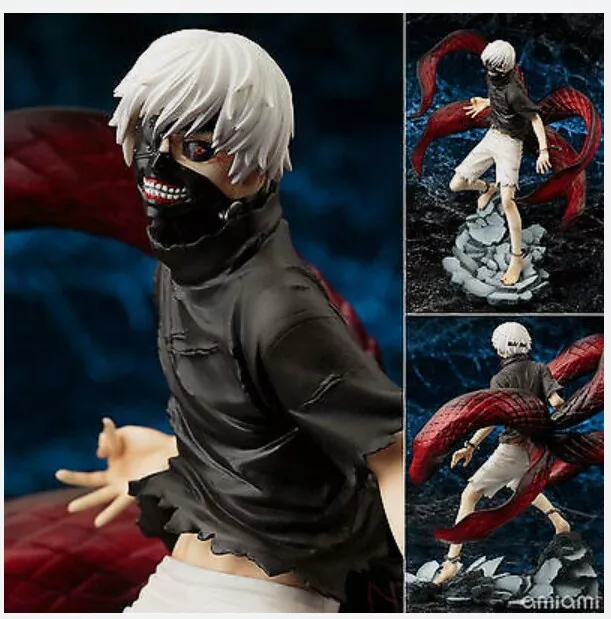 New Anime Tokyo Ghoul Kaneki Ken Action Figure Awakened Ver Statue 3D Model Toy