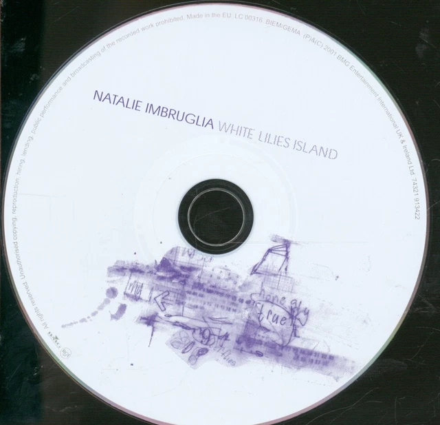 NATALIE IMBRUGLIA WHITE Lilies Island CD Europe BMG 2001 74321913422 natalie-imbruglia-white-lilies-island-cd-europe-bmg-2001-74321913422