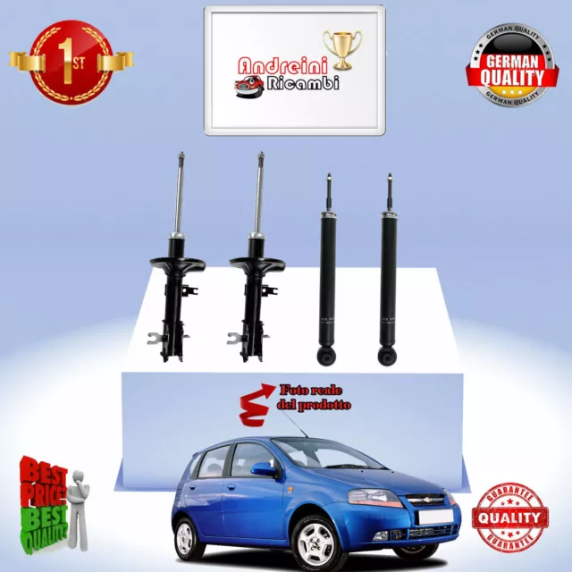 Kit 4 Ammortizzatori Ant + Post Chevrolet Kalos 1.4 61Kw 83Cv Dal 2005 ->  A15