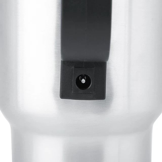 12V 450mL Stainless Steel Travel Mug Electric Car Heating Coffee Milk Cup Hot