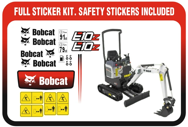 thumbnail image 2 of Bobcat 324 Decal Kit – Reproduction Aftermarket Stickers (Made In Australia) 2 of 5