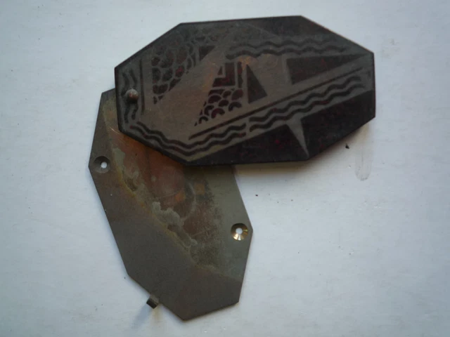 Magnet acier avec médaille St Christophe