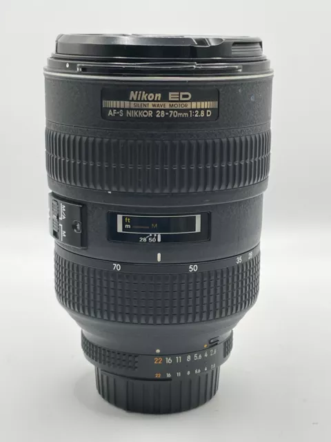 Nikon AF-S 28-70 mm 1:2,8 D ED OBJEKTIV - NIKKOR AFS 28-70 mm f/2,8D - UNTERDURCHSCHNITT