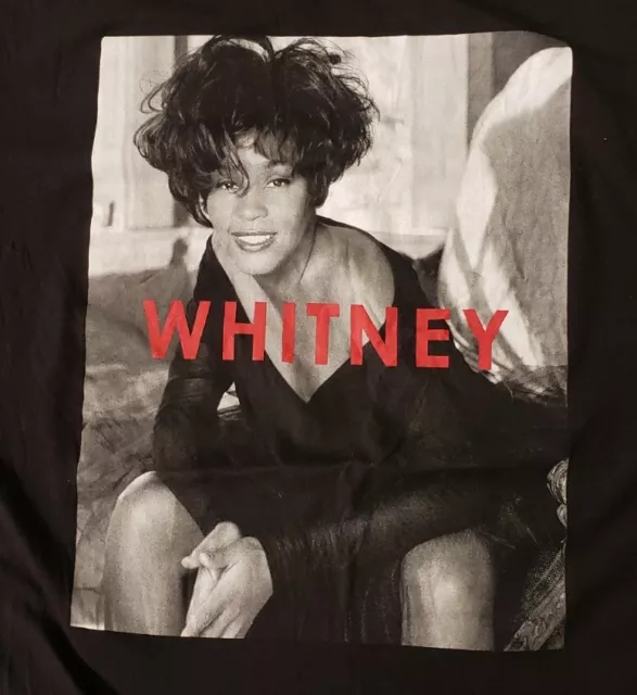 WHITNEY HOUSTON TSHIRT 2XL Official NEW 100% Cotton Great Graphics FREE SHIPPING