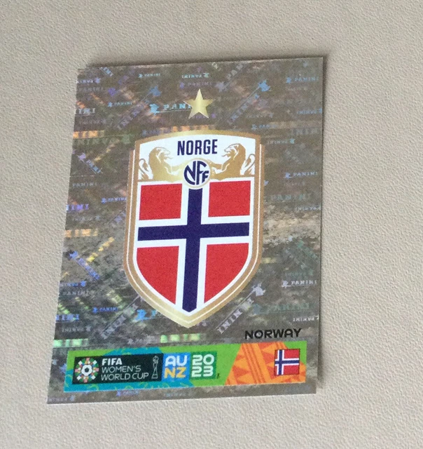 PANINI WOMEN S WORLD Cup 2023 Norway Logo Number 22 2 00 PicClick UK