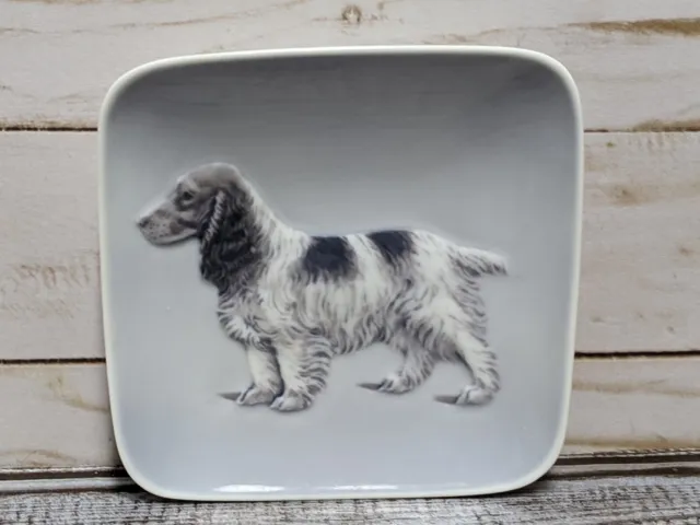 Royal Copenhagen Denmark Plate Dish Tray Cocker Spaniel  Dog
